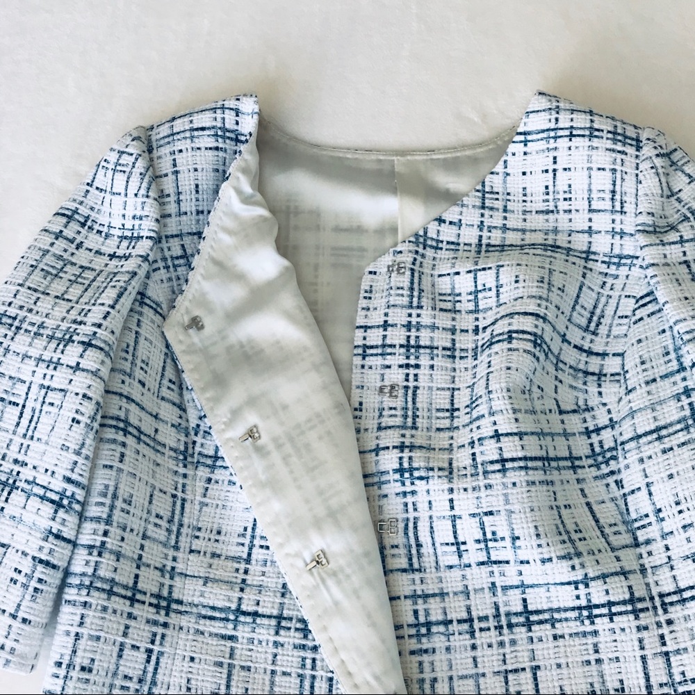 Designer inspired long jacket 100% natural fabric - Picture 2 of 6